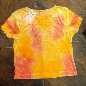 Free People Velvet Sunshine Top